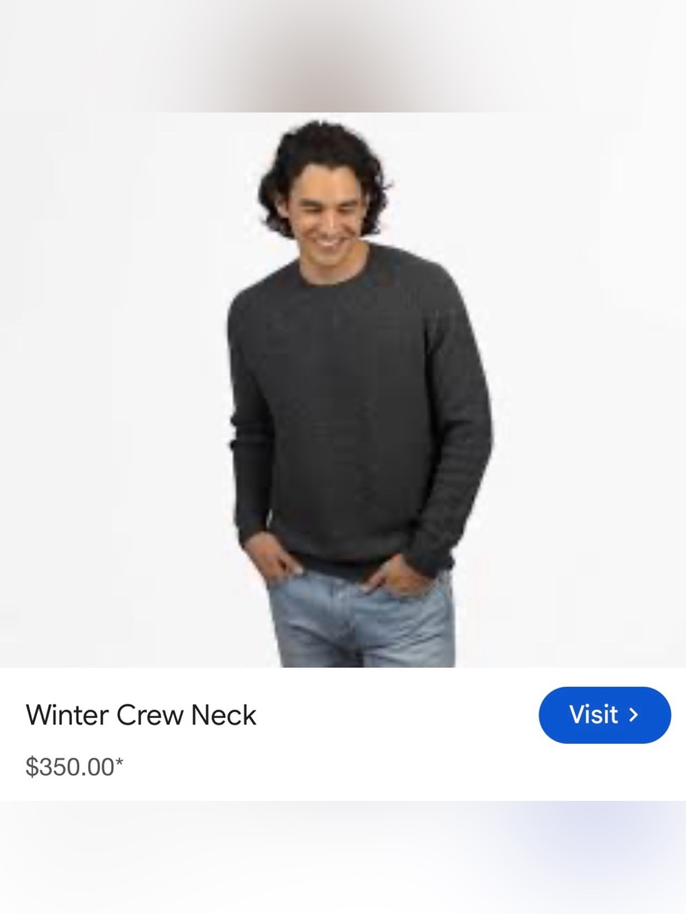 Oliver Charles winter crew neck men’s size XL excellent